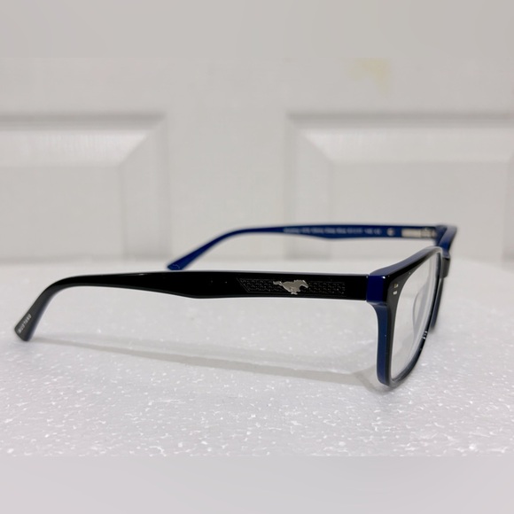 Mustang Eyeglass Frame  1918 Ebony Deep Blue - Picture 5 of 15
